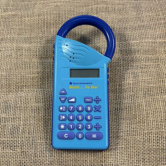 Vintage Texas Instruments Math To Go Learning Calculator Tested Working Sound - Picture 1 of 3